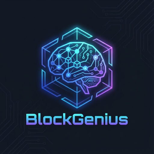 BlockGenius Financial Intelligence Logo